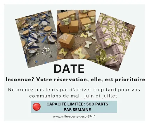 Communion 2026 : Le secret d'une fête réussie? L'anticipation, Le Tampon, Mille et Une Déco