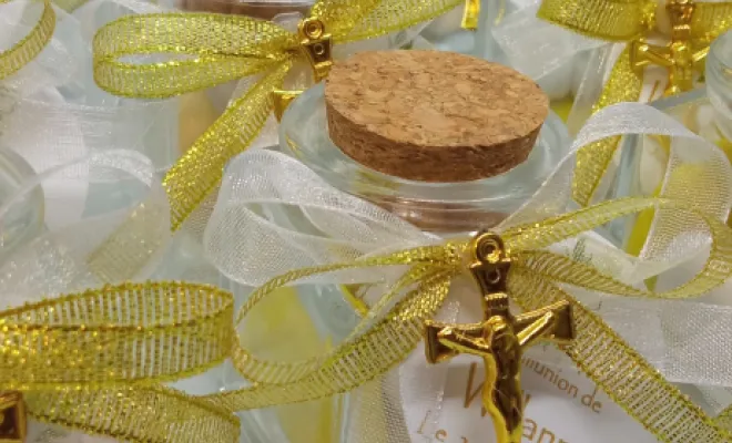 Pot en verre Communion